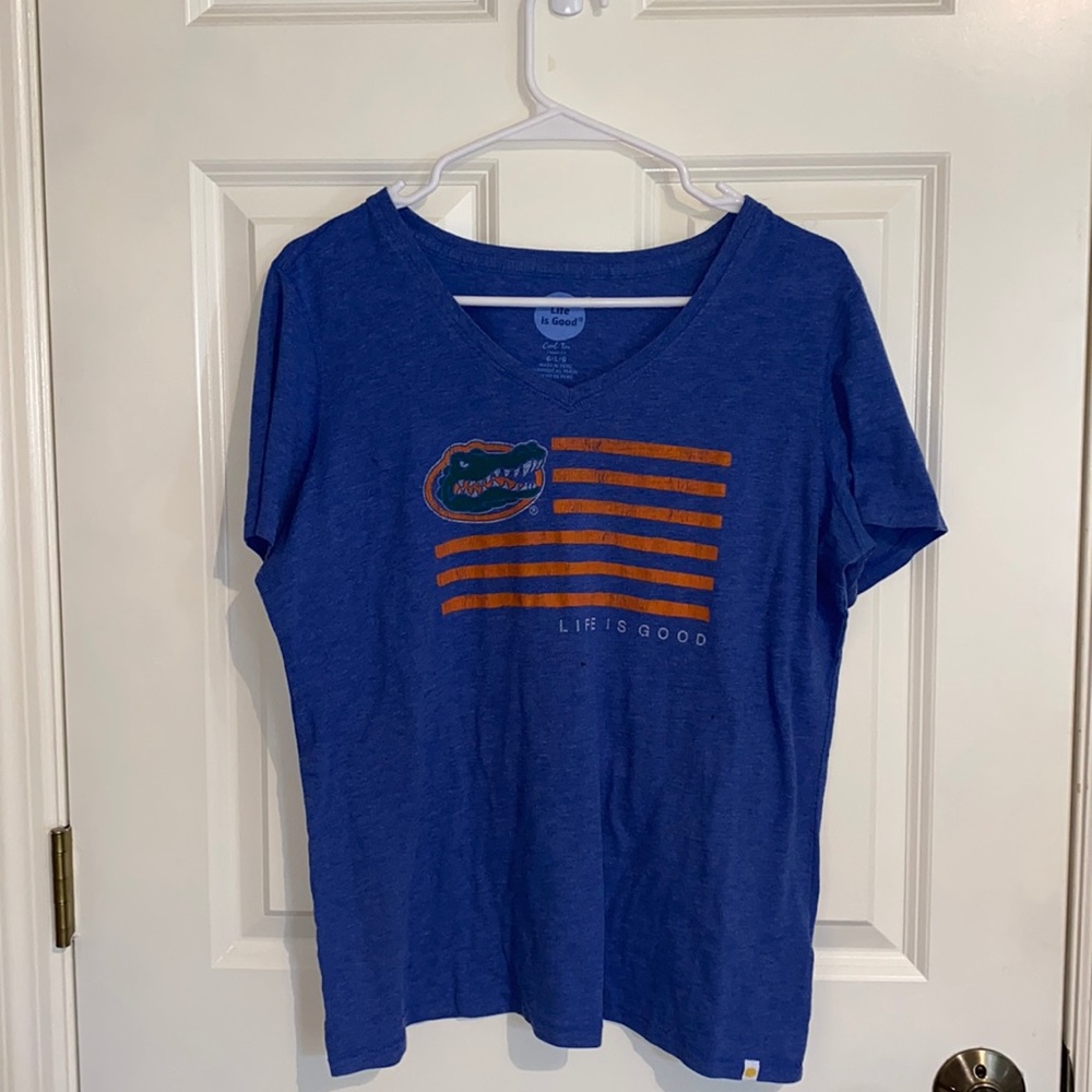LIFE IS GOOD University of Florida Flag Cool Tee